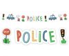 Police Beep paper Banner 3 m