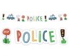 Police Beep paper Banner 3 m