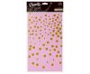 Happy Birthday B&C Gold Dots Pink Foil Tablecloth 137x183 cm