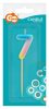 Colour 7-inch Pastel Ombre number candle, cake candle