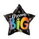 Dream Big Rainbow, Star foil balloon 46 cm