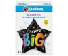 Dream Big Rainbow, Star foil balloon 46 cm