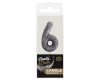 Glitter black, Black number candle, cake candle 6 in.