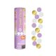 gold-Lilac-White, Gold-Lilac-White confetti launcher 15 cm