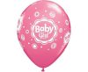 Baby Girl Pink Mix air-balloon, balloon 6 pieces 11 inch (28 cm)