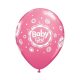 Baby Girl Pink Mix air-balloon, balloon 6 pieces 11 inch (28 cm)