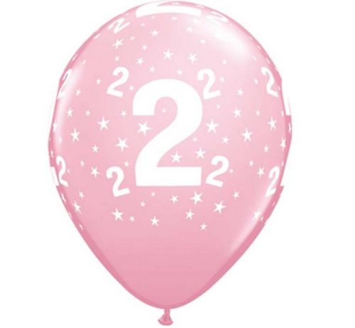 Colour Happy Birthday 2 Pastel air-balloon, balloon 6 pieces 11 inch (28 cm)