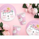 Cat Sleepy paper cup set of 6, 250 ml