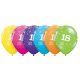Colour Happy Birthday 18 Pastel Mix air-balloon, balloon 6 pcs 11 inch (28cm)