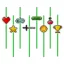 Gamer Game On Toy Paper Straw Set of 8