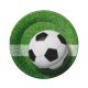 Football Paper Plate (6 pieces) 18 cm