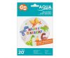 Dinosaur Aqua Happy Birthday foil balloon globe 46 cm