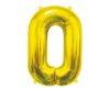 Number Gold, Golden Number 0 foil balloon 85 cm