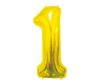 Number Gold, Number 1 Foil Balloon 85 cm