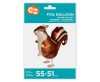 Chipmunk Squirrel, walking foil balloon 55 cm