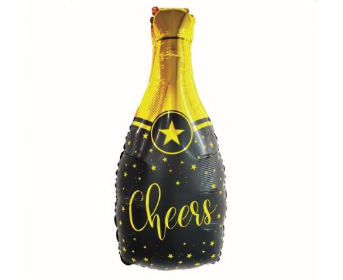 B&C Champagne Cheers, Champagne bottle foil balloon 76 cm