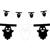 Halloween Ghost, Ghost paper garland 360 cm