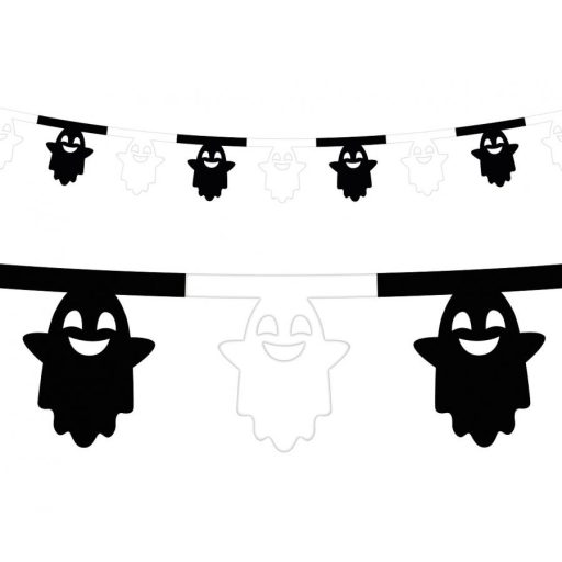 Halloween Ghost, Ghost paper garland 360 cm