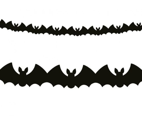 Bat paper garland 300 cm