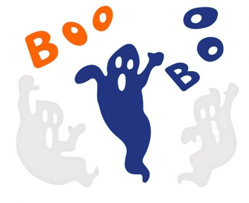 Halloween, Boo Gel Window Sticker Set