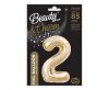 B&C Champagne, Champagne number 2 foil balloon 85 cm