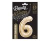 B&C Champagne, Champagne Number 6 foil balloon 85 cm
