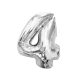 Number Silver Silver Number 4 Foil Balloon 92 cm