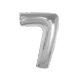 Number Silver Silver number 7 foil balloon 92 cm