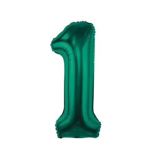 Number B&C Bottle Green Green Number 1 Foil Balloon 85 cm