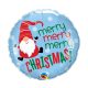 Merry Christmas Gnome Foil Balloon 46 cm