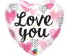 Love Hearts foil balloon 46 cm