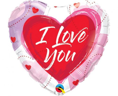 Love I Love You Cartoon foil balloon 46 cm