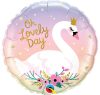 Swan Lovely day foil balloon 46 cm