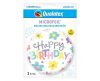 Happy Birthday Retro Daisies foil balloon 46 cm