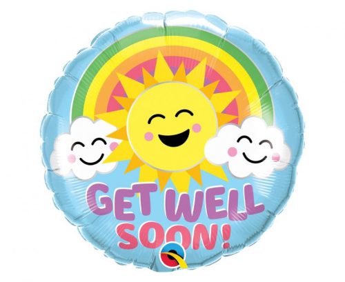 Get Well Soon Sunny foil balloon 46 cm