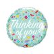 Thinking Of You foil balloon 46 cm