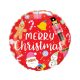 Merry Christmas Decorations Foil Balloon 46 cm