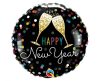 Happy New Year Champagne Glasses Foil Balloon 46 cm