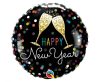 Happy New Year Champagne Glasses Foil Balloon 46 cm