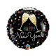 Happy New Year Champagne Glasses Foil Balloon 46 cm