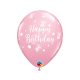 Happy Birthday Pastel Pink Ballerina, Ballerina Balloon, pack of 6 balloons, 11 inch (28 cm)
