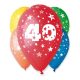 Happy Birthday 40 Star air-balloon, balloon 5 pcs 12 inch (30cm)