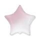 White-Pink Star foil balloon 50 cm ((WP))