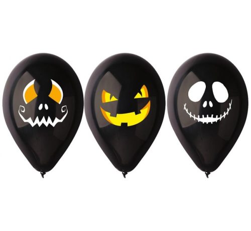 Halloween Faces air-balloon, balloon 3 pcs 12 inch (30 cm)