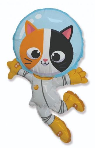 Astronaut kitten Spacecat foil balloon 61 cm ((WP))