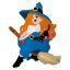 Witch Broom foil balloon 104 cm