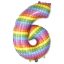 Number Pop It Number 6 foil balloon 69 cm (WP)