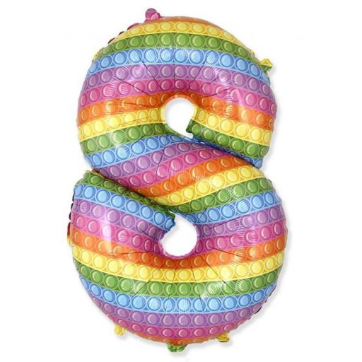Number Pop It Number 8 Foil Balloon 69 cm (WP)