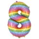 Number Pop It Number 8 Foil Balloon 69 cm (WP)