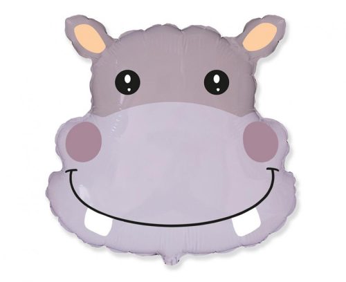 Hippo, Hippo foil balloon 55 cm ((WP))